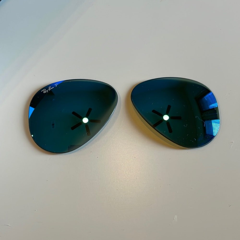 Ray Ban Aviator Replacement Blue Flash Polarized Lenses